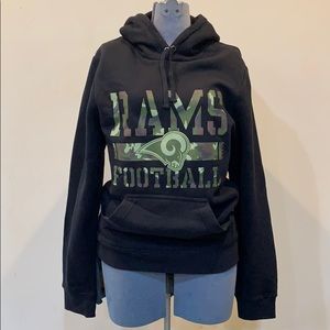 *NWT* NFL Team Apparel Rams Military Sweatshirt